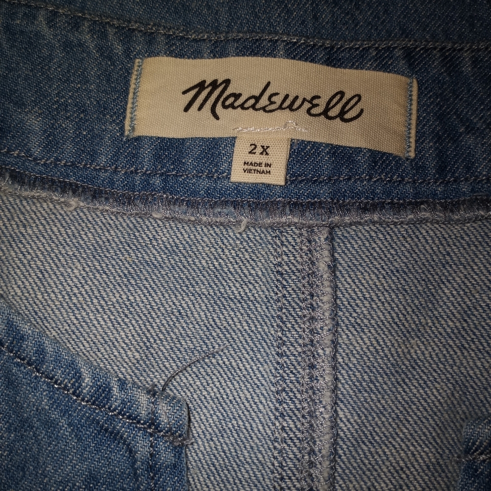 MADEWELL Dress Swing Denim  2X - Picture 9 of 11
